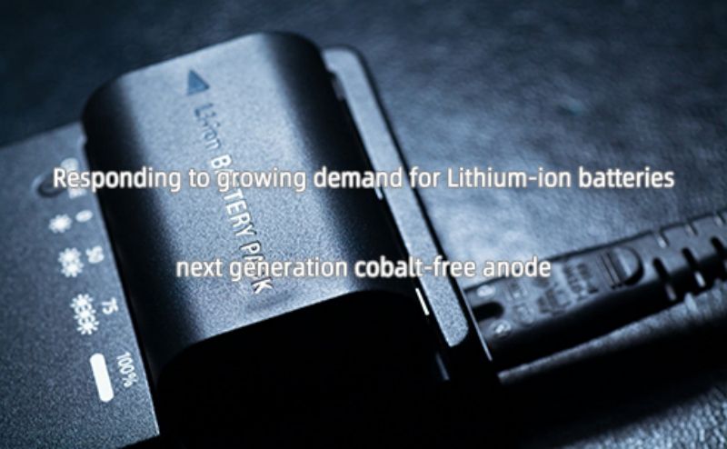 Responding to growing demand for Lithium-ion batteries - next generation cobalt-free cathode