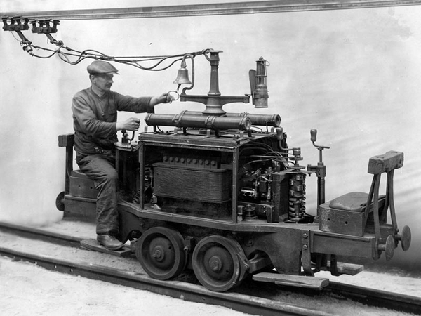 Siemens and his electric train