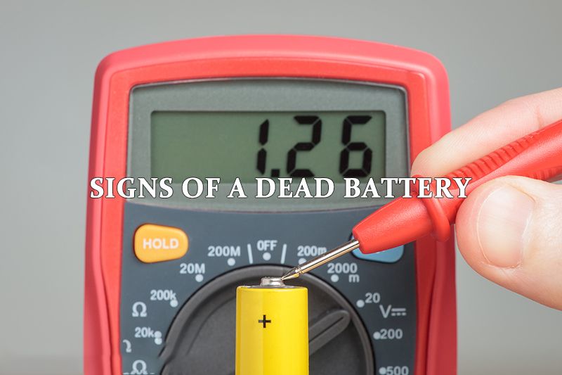 Signs of a dead battery