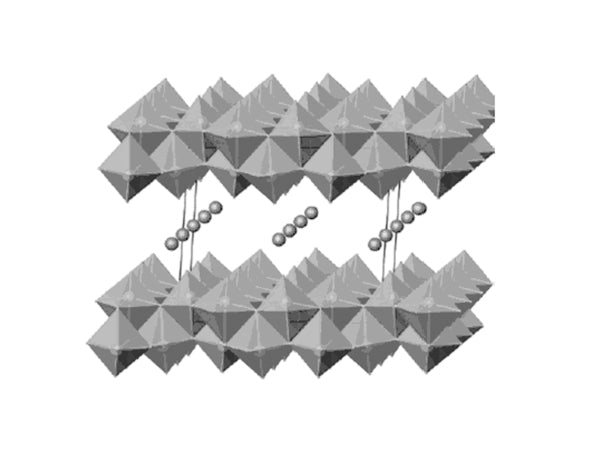 Structure diagram of double-layer vanadium oxide made by aerogel