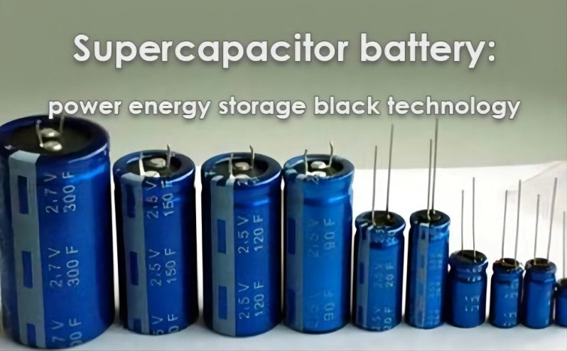 Supercapacitor battery power energy storage black technology .