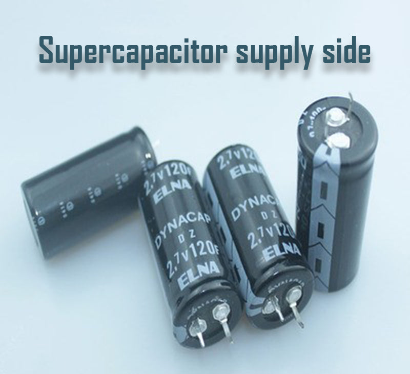 Supercapacitor battery supply side