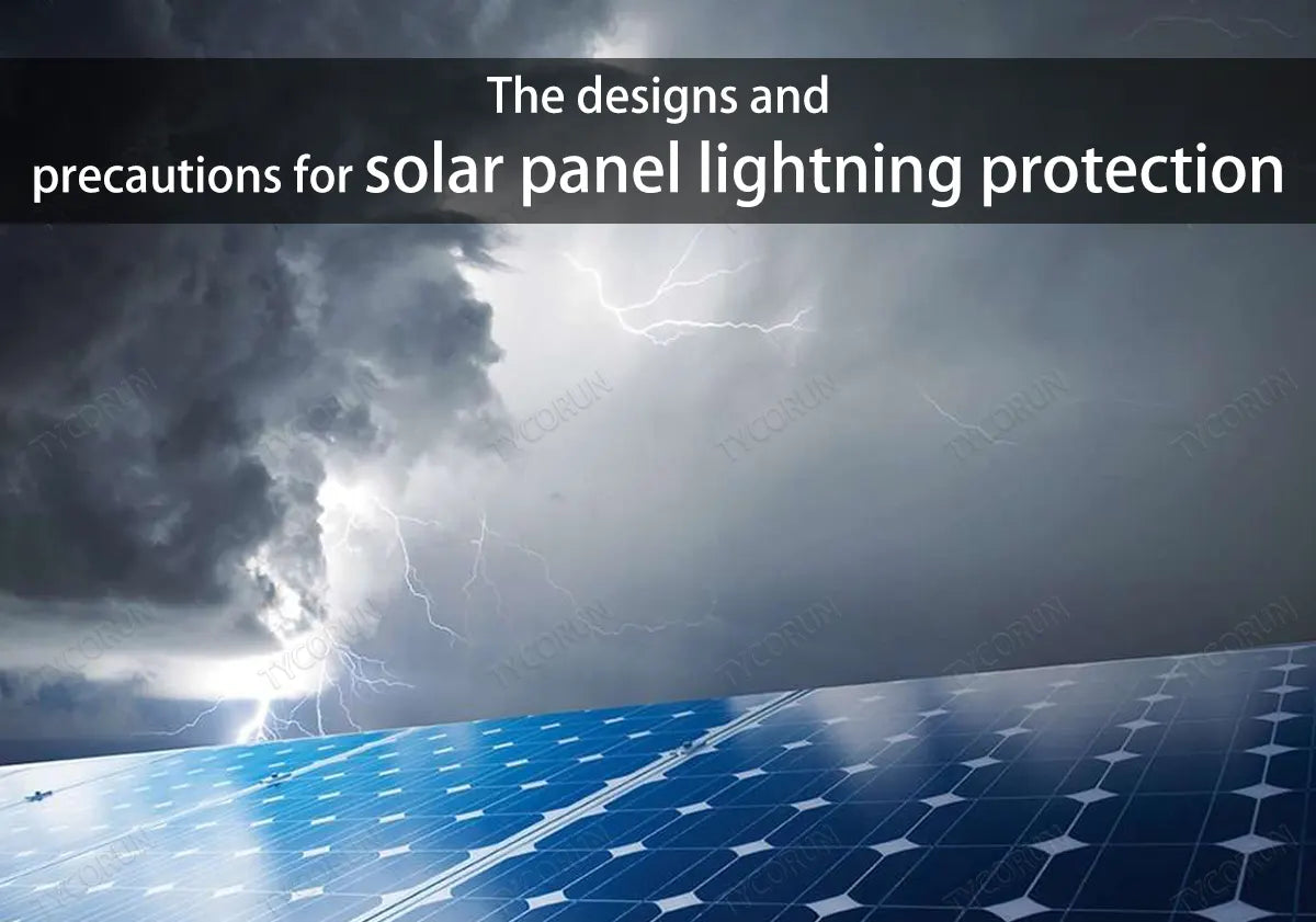 The-designs-and-precautions-for-solar-panel-lightning-protection