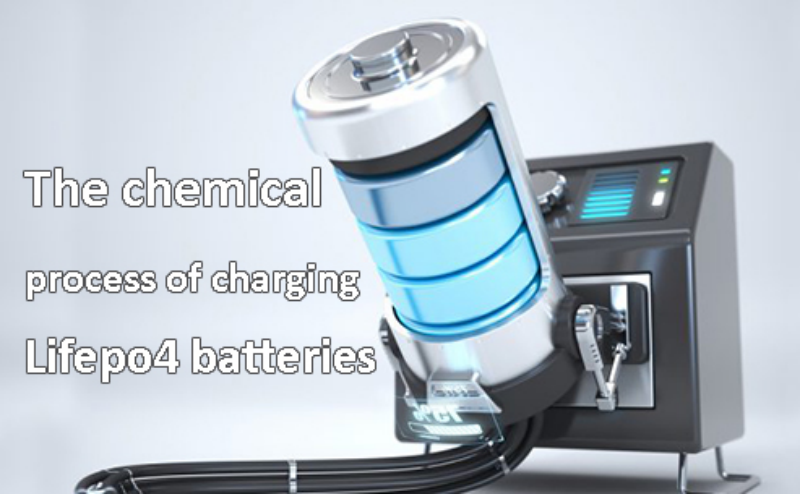 The chemical process of charging lifepo4 battery