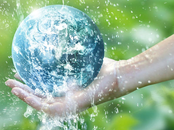 The distribution of water resources in the world