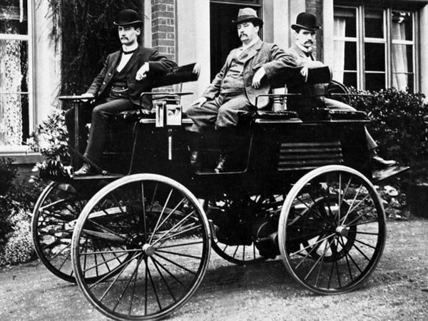 The first electric car debuts