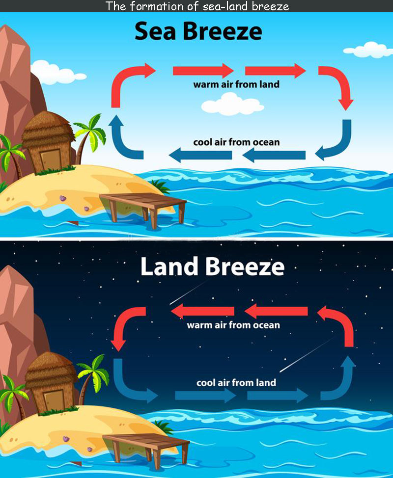 The formation of sea-land breeze