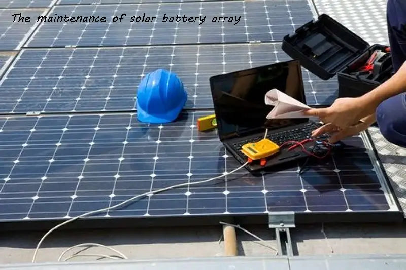 The maintenance of solar battery array