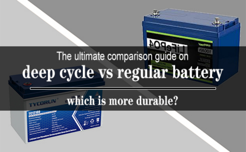 The ultimate comparison guide on deep cycle vs regular battery