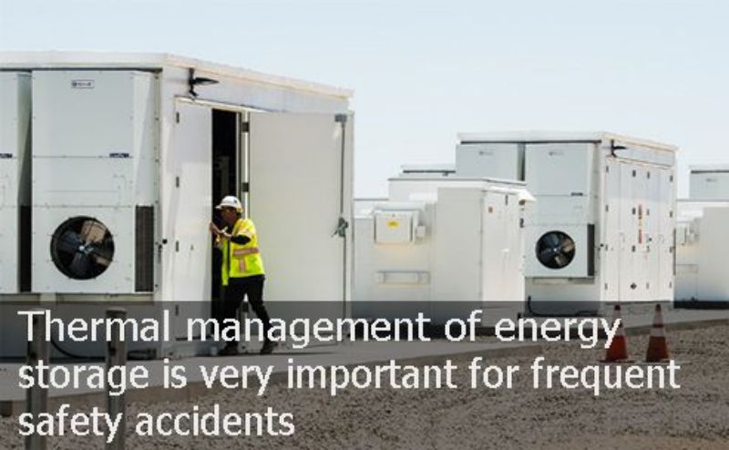 Thermal management of energy storage