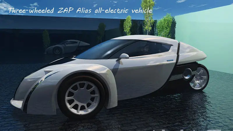 Three-wheeled ZAP Alias all-electric vehicle