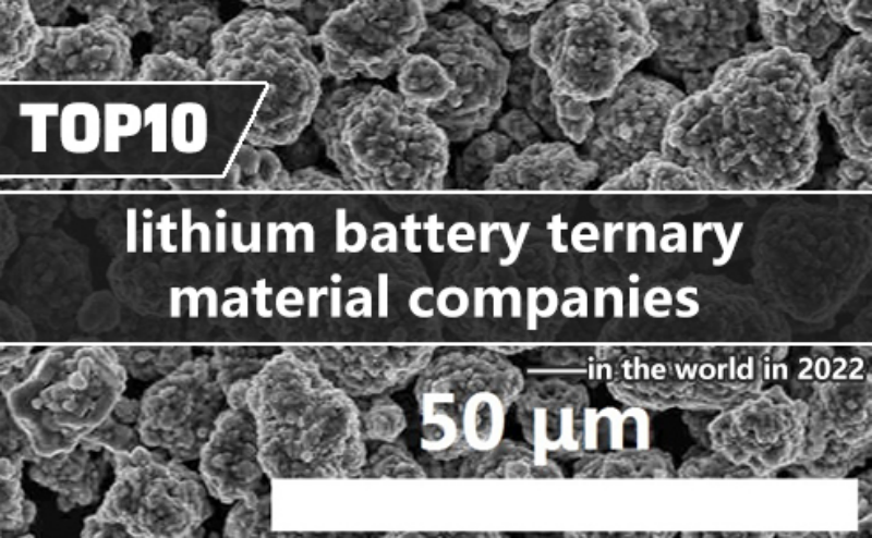 Top 10 lithium battery ternary material companies in the world