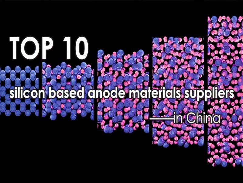 Top 10 silicon based anode material suppliers in China