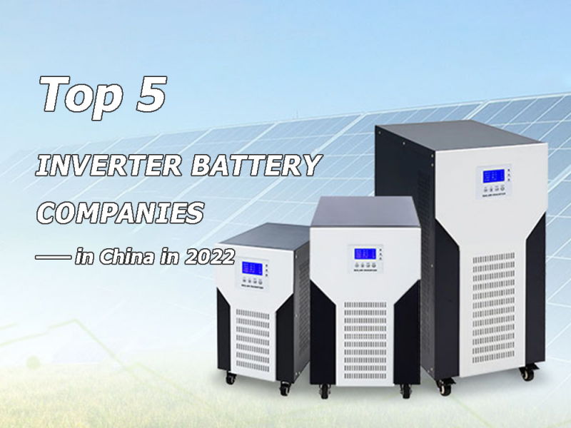 Top 5 inverter battery companies