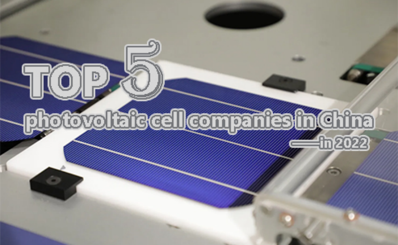 Top 5 photovoltaic cell companies in China