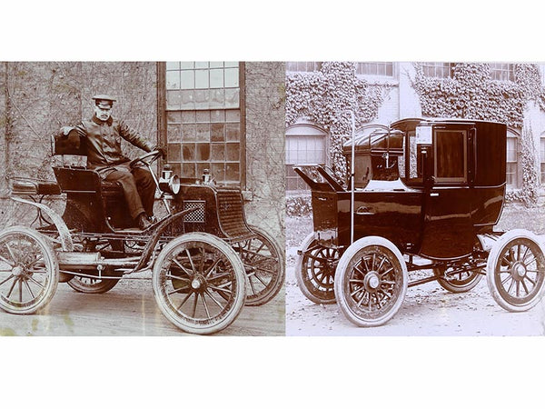 Two-seater four-wheeler and electric Hansen