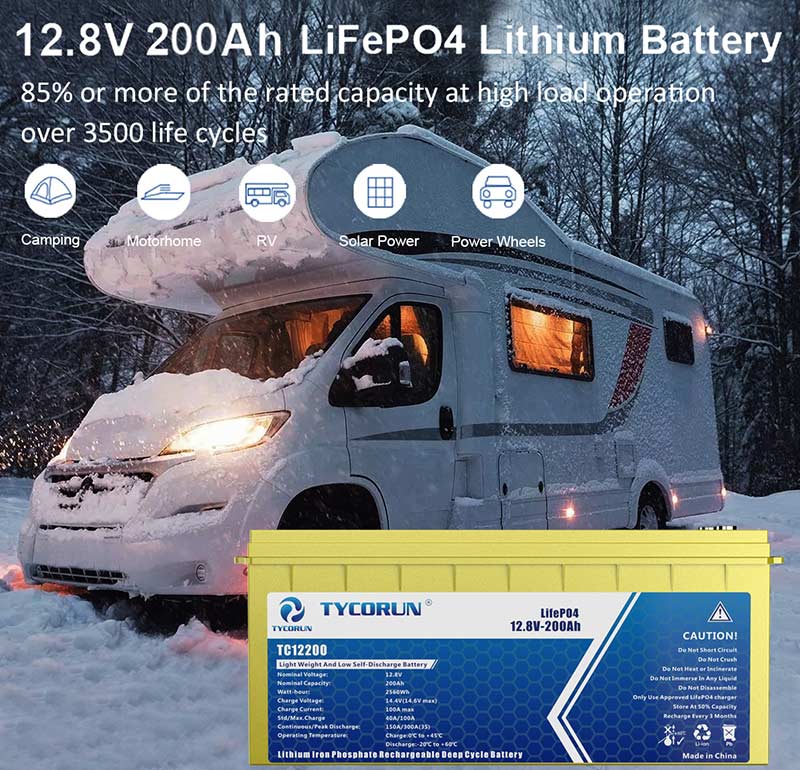 Tycorun RV Lithium Battery