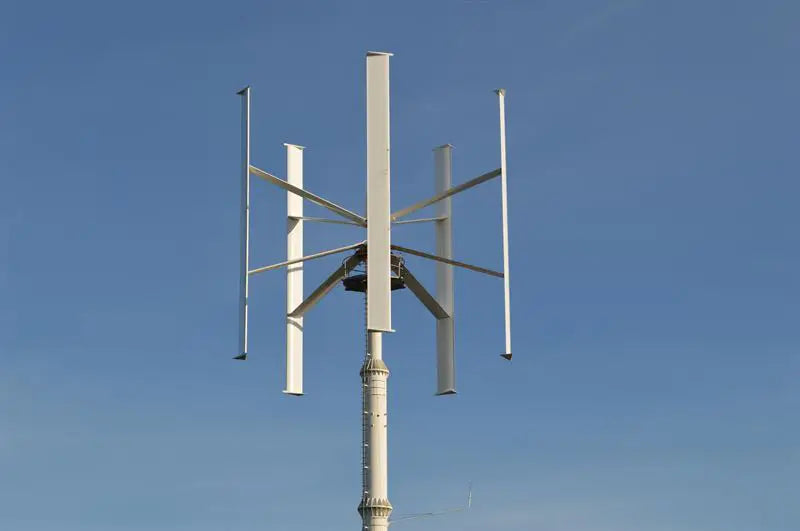 Vertical axis wind turbine structure