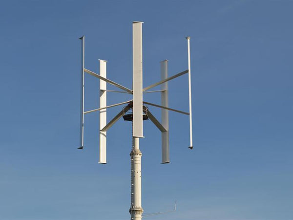 Vertical axis wind wheel