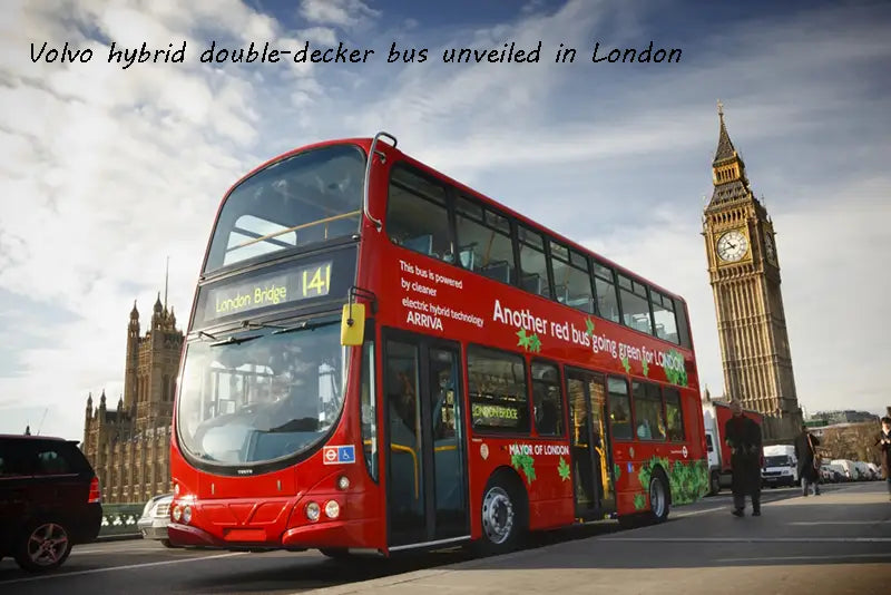 Volvo hybrid double-decker bus unveiled in London