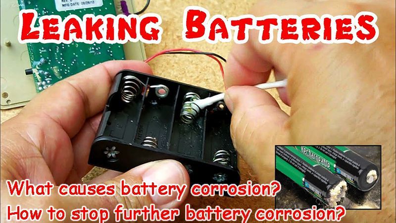 What causes battery corrosion How to stop further battery corrosion
