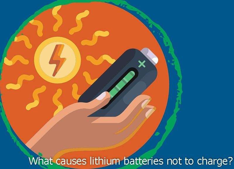 What causes lithium batteries not to charge