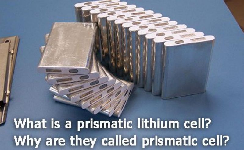 What is a prismatic lithium cell-why are they called prismatic cell