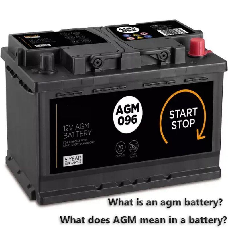 What is an agm battery what does agm mean in a battery