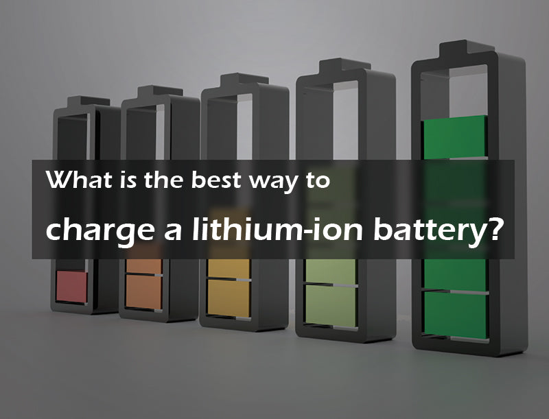 What is the best way to charge a lithium-ion battery