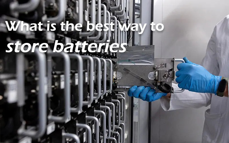 What is the best way to store batteries