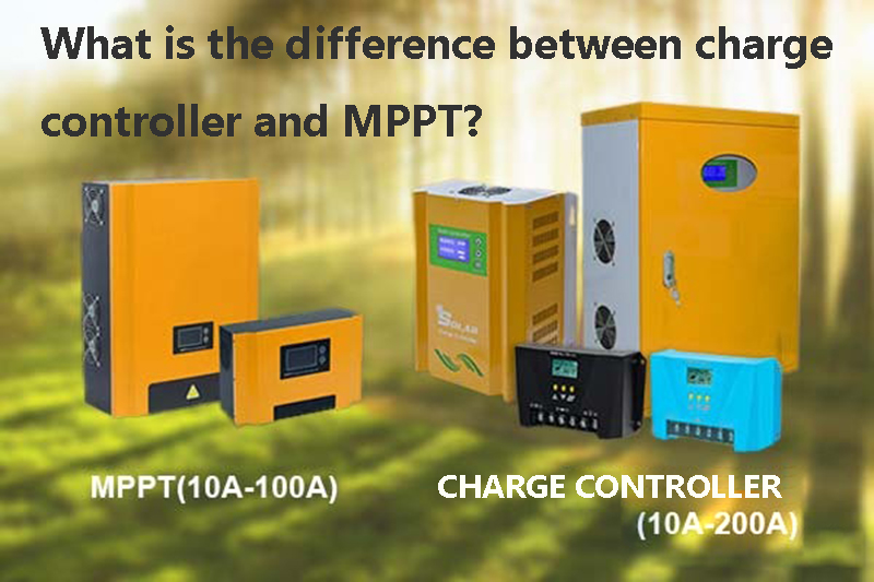 What is the difference between charge controller and MPPT