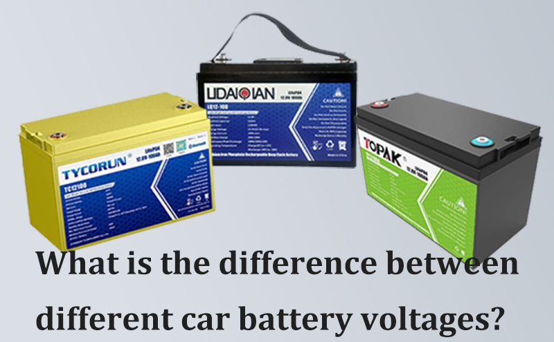 What is the difference between different car battery voltages