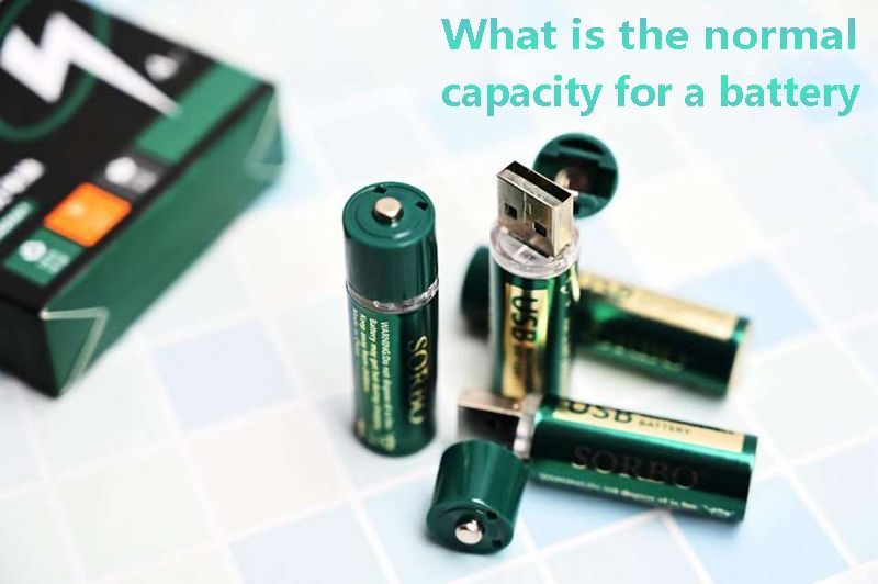 What is the normal capacity for a battery