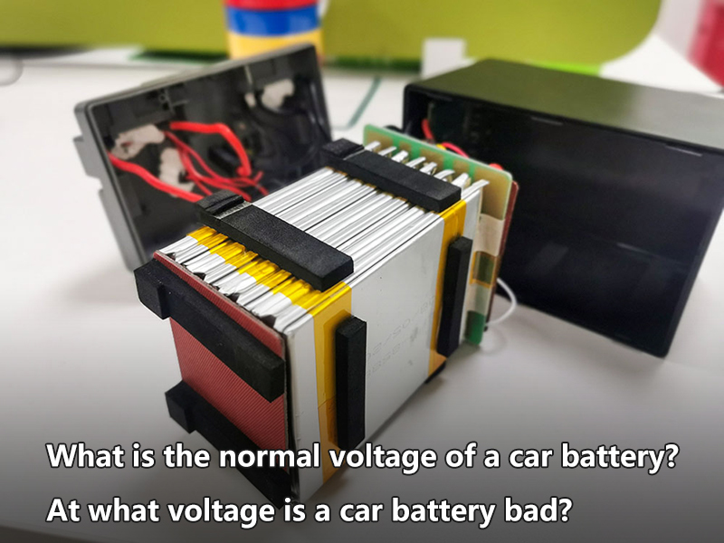What is the normal voltage of a car battery At what voltage is a car battery bad