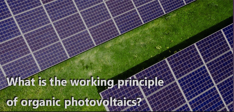 What is the working principle of organic photovoltaics