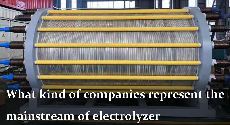 What kind of companies represent the mainstream of electrolyzer