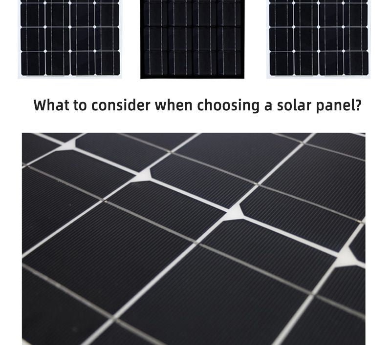 .What to consider when choosing a solar panel