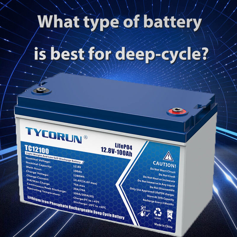 What type of battery is best for deep-cycle