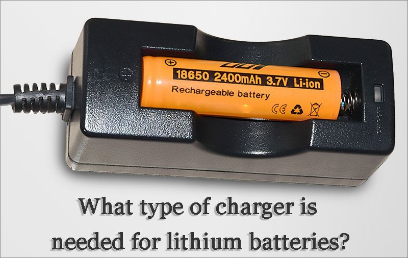 What type of charger is needed for lithium batteries