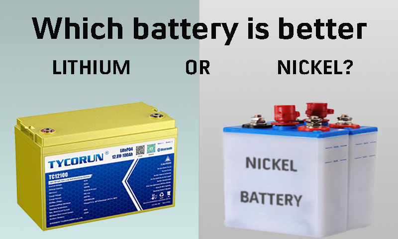 Which battery is better nickel or lithium