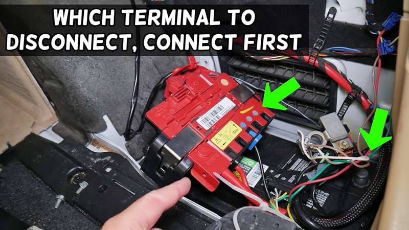 Which battery terminal do I connect first