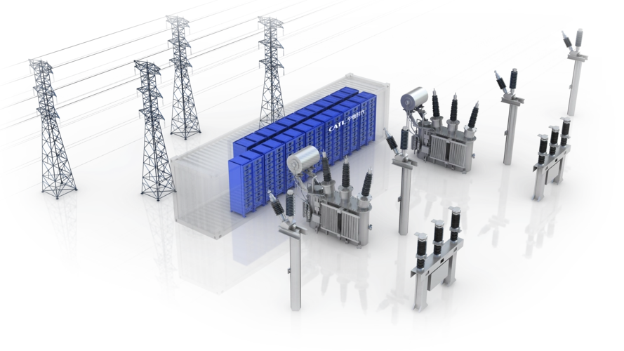 Working principle of battery storage power station