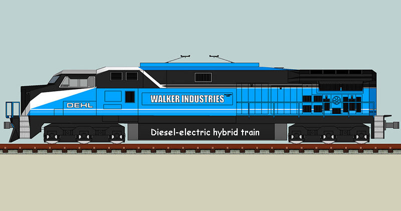 柴电混合动力机车