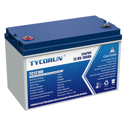 tycorun 12v 100ah lithium