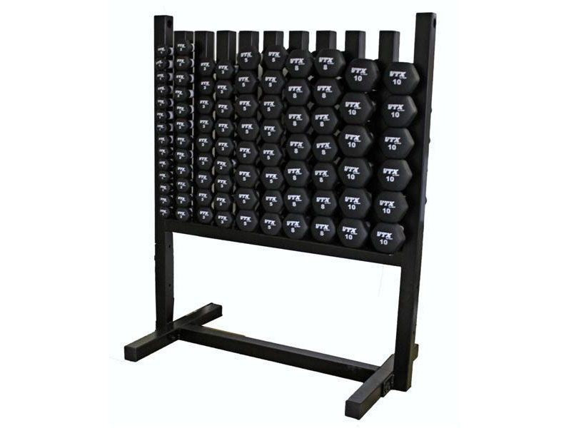 TROY VTX 43 Pair Neoprene Dumbbell Set with Rack