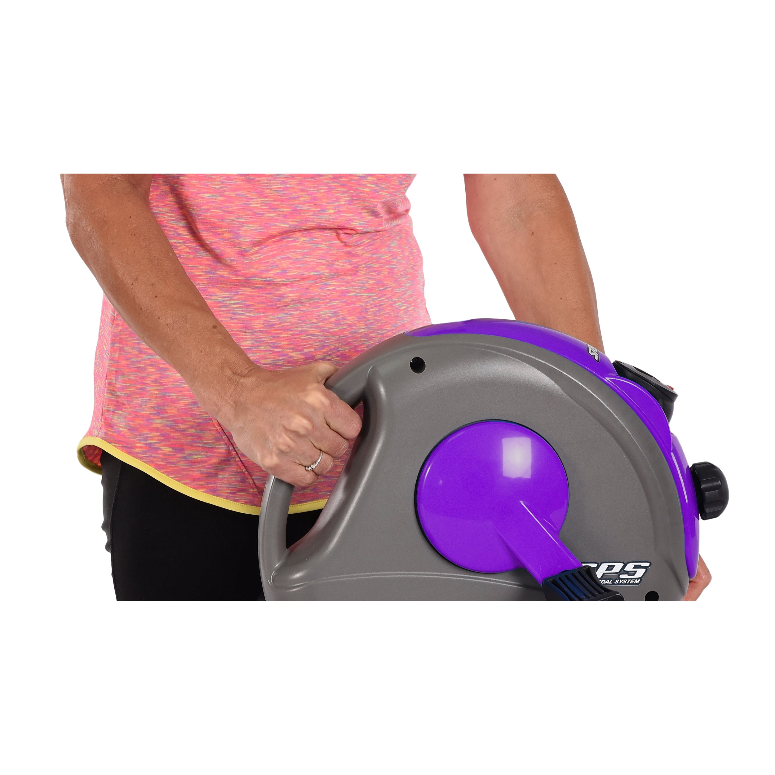 Stamina Mini Exercise Bike with Smooth Pedal System / Purple