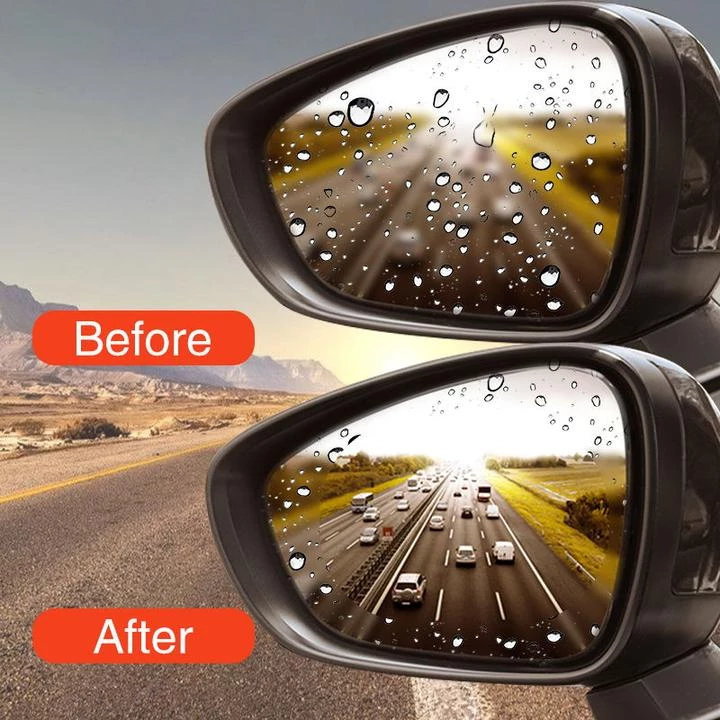 Rainproof Car Mirror Sticker