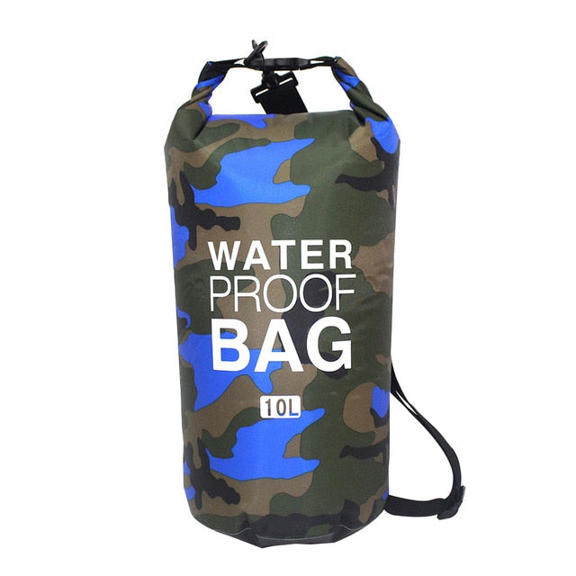 Waterproof Kayaking Backpack - Outdoor Camo Dry Bag, Duffle backpack for kayaking, hiking, camping, fishing & beach