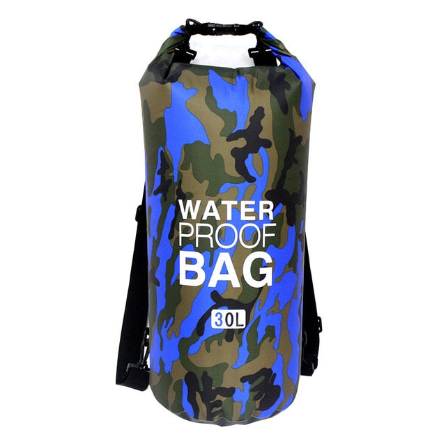 Waterproof Kayaking Backpack - Outdoor Camo Dry Bag, Duffle backpack for kayaking, hiking, camping, fishing & beach