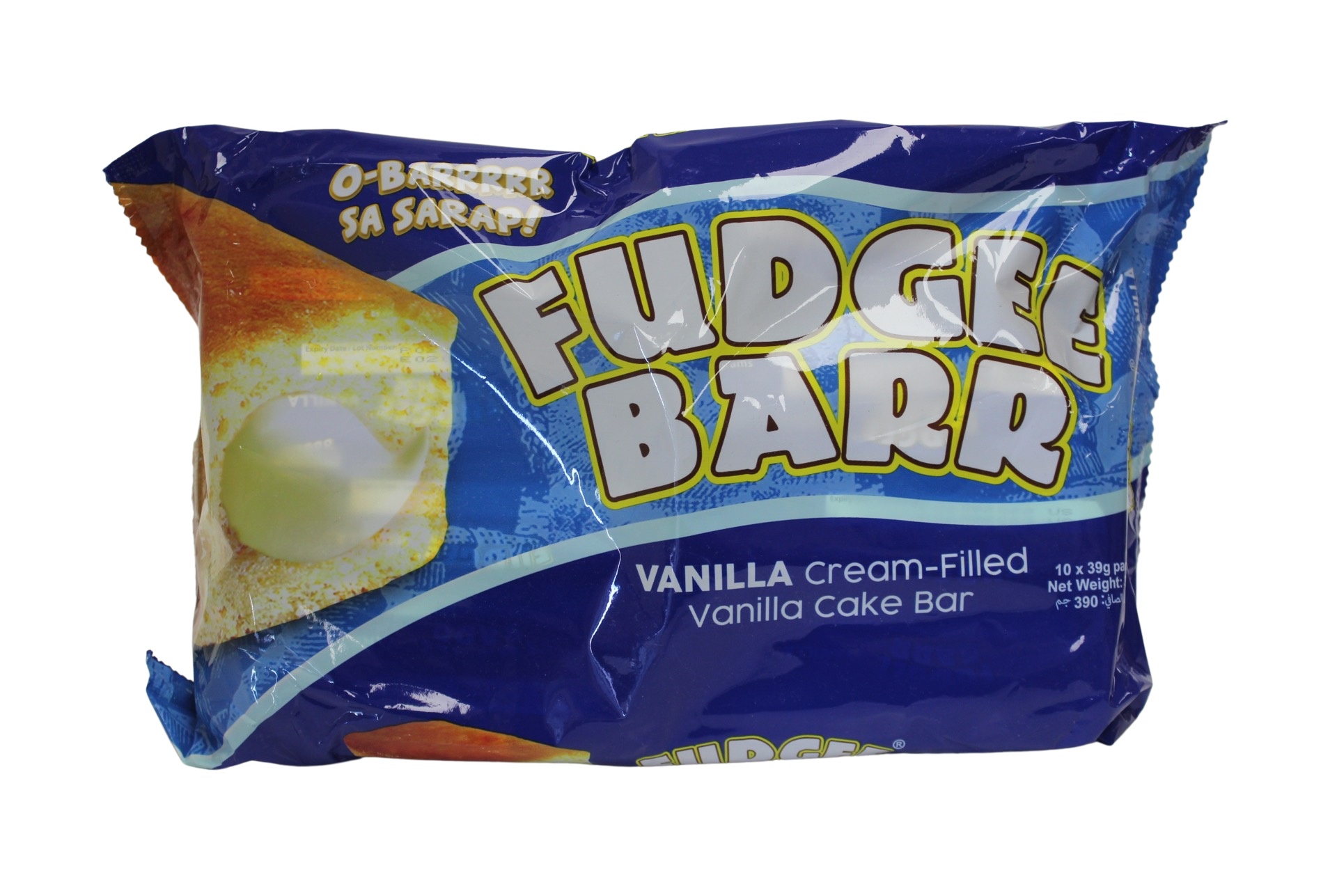 Rebisco Fudgee Barr Vanilla Cake Bar 380g